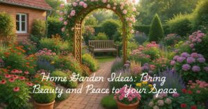 Home Garden Ideas: Bring Beauty and Peace to Your Space