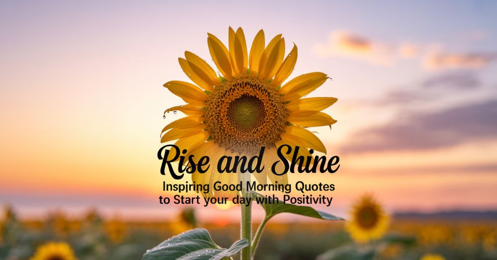 Rise and Shine: Inspiring Good Morning Quotes to Start Your Day with Positivity